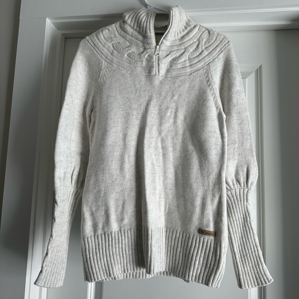 Columbia Cream Knit Sweater